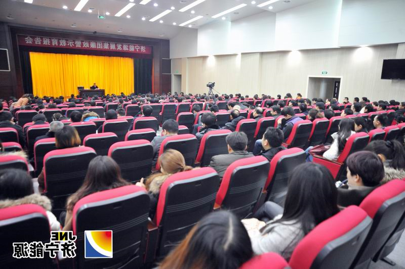 集团公司召开廉政警示教育报告会