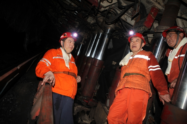 集团公司党委书记乔志猛到阳城煤矿视察指导工作