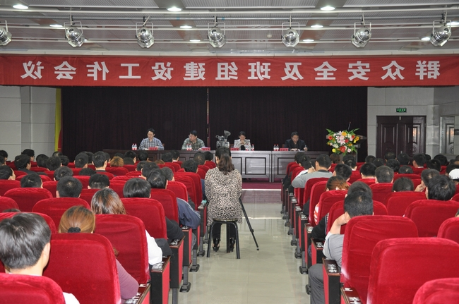 义桥煤矿召开群众安全及班组建设工作会议