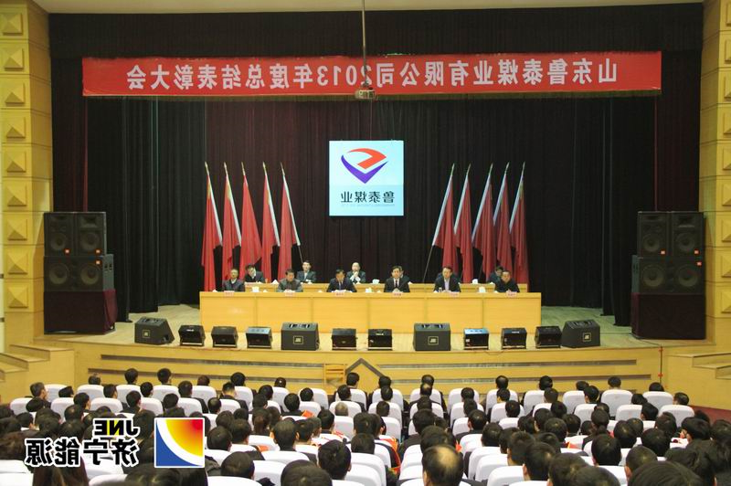 鲁泰煤业公司召开2013年度工作总结表彰大会