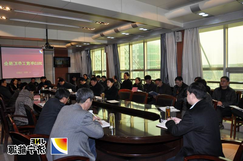 义桥煤矿2013年度工作汇报会召开
