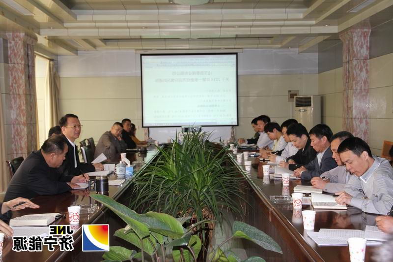 鲁泰煤业公司召开一季度经济运行分析会