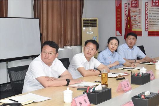 王崇景到港航建设公司、金桥煤矿检查指导工作
